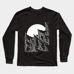 The dark jagged mounts Long Sleeve T-Shirt